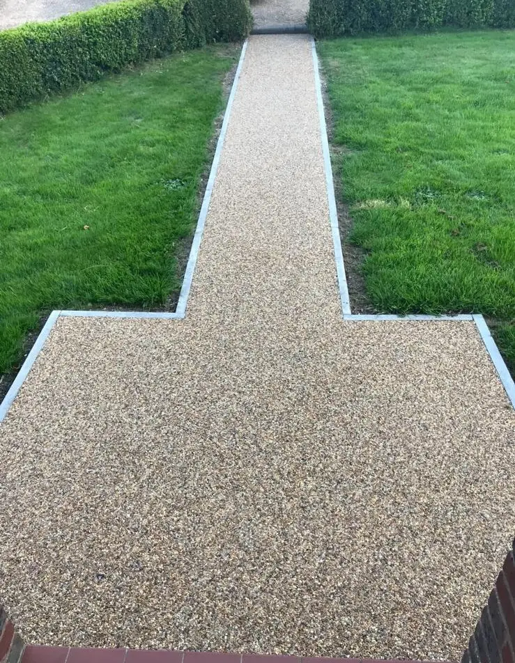 Resin Bound Pathway and Patio Area